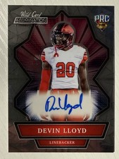 Devin Lloyd 2021 Wild Card Alumination Auto Autograph Panthers Jaguars Utah
