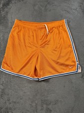 Vintage Nike Shorts Youth Medium 8-10 Orange Mesh Basketball Y2K Gym