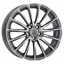 CERCHIO IN LEGA PER MERCEDES CLASSE B 8,0J19" 5X112 33 66,60 MAK KOMET GUN MET-M