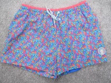 Chubbies Shorts Mens Medium Multicolor Floral Pineapple Swim Trunks 4 Inseam
