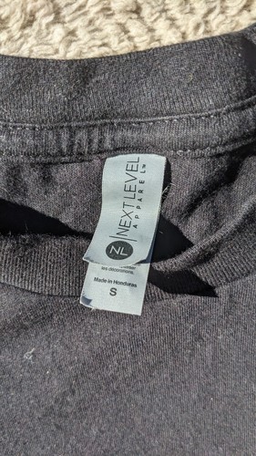 Next Level Cotton Blend Black Men Jersey THE SOURCE Promo Graphic T-Shirt- Small - Picture 4 of 7