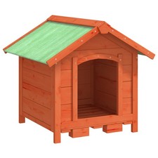 Dog Kennel - Wooden Outdoor Shelter for Pets vidaXL