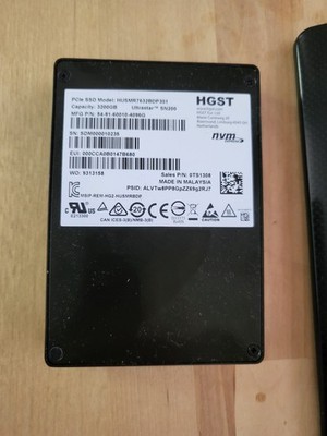 HUSMR7638BDP3Y1 WD HGST Ultrastar SN200 3.84TB PCIe NVMe 2.5'' SSD EMC 005052504