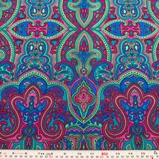 Vintage 1994 Persian Print Jinny Beyer for RJR Fabrics Cotton by the HALF YARD
