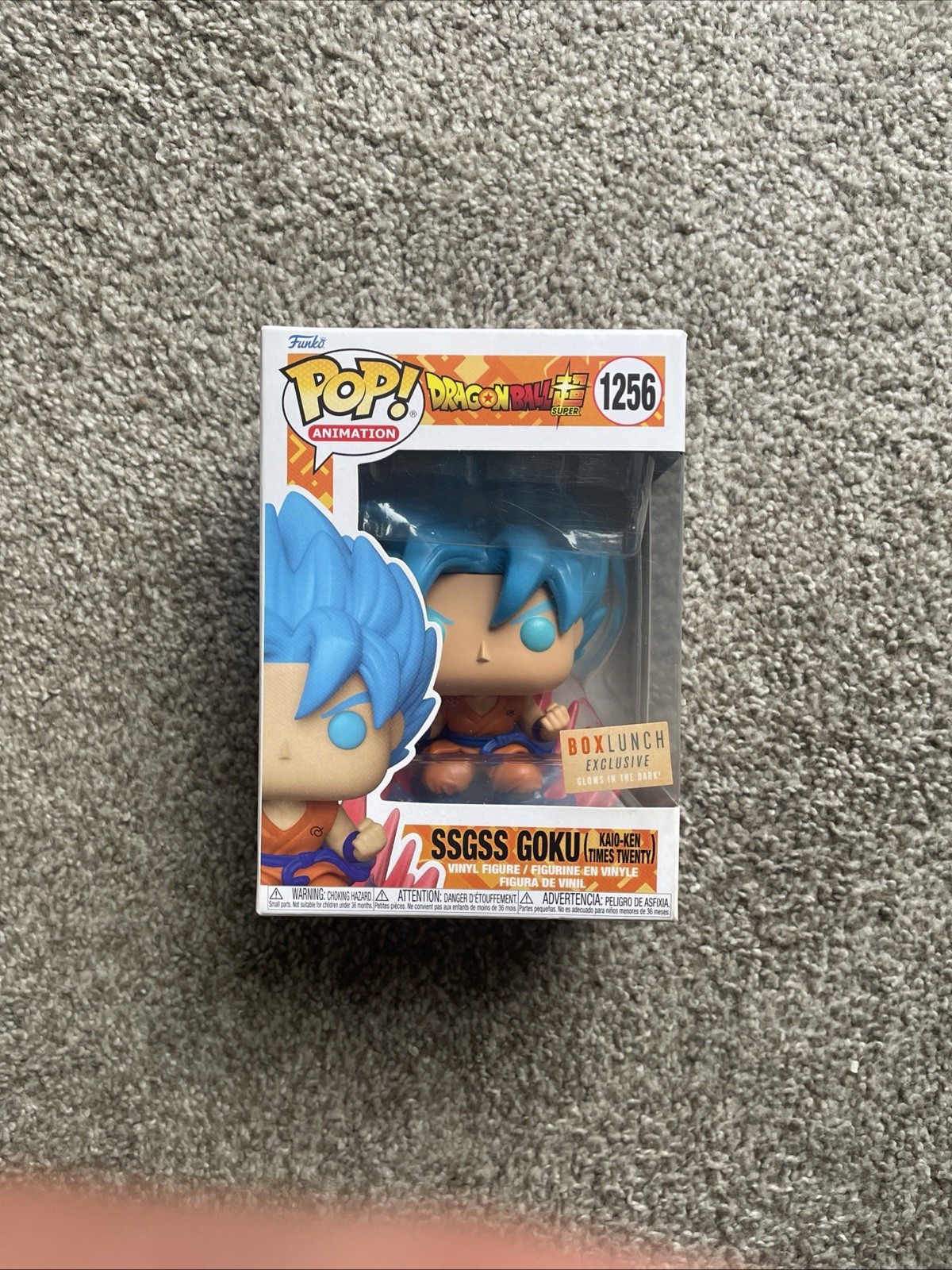 Funko Pop! Vinilo: Dragon Ball - SSGSS Goku (Kaio-Ken Times Twenty)