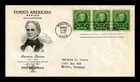 ARTCRAFT US COVER FAMOUS AMERICAN EDUCATOR HORACE MANN FIRST DAY OF ISSUE