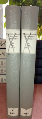2 Bücher ''Russian Journal of Inorganic Chemistry'' 1997 Seiten 1 -  446/951 -1448