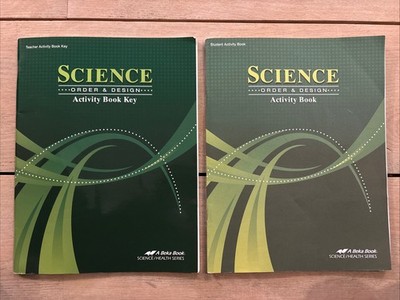 ABeka Science Order & Design Activity Book With Corresponding Key