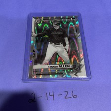 TANNER ALLEN 2021 Bowman Draft Chrome Lite Black & White RayWave Refractor