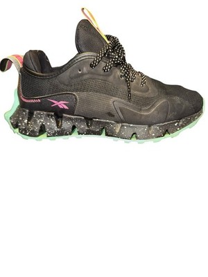 Reebok Zig Dynamica Adventure Womens Black Synthetic Athletic Running Shoes US 8