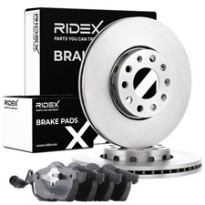 RIDEX Bremsenset Vorne Bremsscheiben Beläge für VW PASSAT Variant (3B6) PASSAT