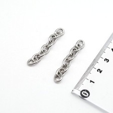20PCS Stainless Steel Heavy Cable Chain Extender 1.5 Inch SSC48