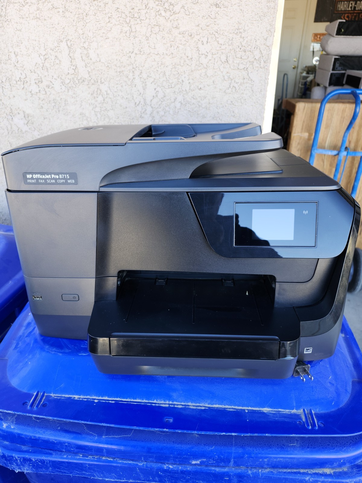 HP Officejet Pro 8710 All-In-One Wireless Printer - Black