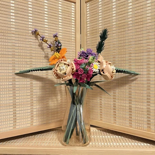 8 inch Clear Glass Flower Vases for Centerpiece Table Home Indoor Desk White - Picture 4 of 8