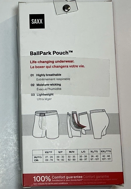 Carro de golf SAXX Volt calce ajustado calcetín boxer para hombre ropa interior mediana Navidad Santa Foto 2 de 3