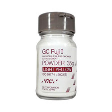GC 002635 Fuji I Luting Dental Cement Light Yellow Powder 000134