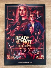 * MATT BETTINELLI-OLPIN & TYLER GILLETT * signed 12x18 poster * READY OR NOT 2 *