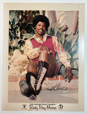 Rudy Ray Moore Press Photo The King of  Now  Comedy Kent Comedian Series