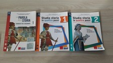 Lotto 3 Libri Storia Fabbri Editori Erickson - Studio Storia in 4 Passi 1-2