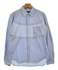 COMME des GARCONS HOMME DEUX Casual Shirts BluexWhite Patterned 2200607589139