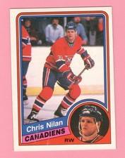1984-85 O-Pee-Chee Chris Nilan #268 Montreal Canadiens