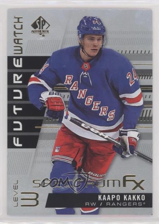 2019 SP Authentic Spectrum FX Bounty Scratched Kaapo Kakko #S-99 Rookie RC x6g