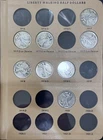 24 Coins LIBERTY WALKING HALF DOLLAR  Partial Set 1916-1947 DANSCO ALBUM Silver