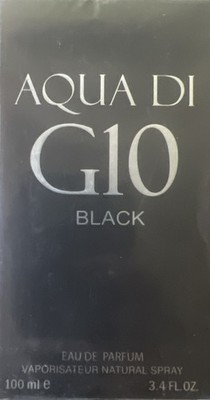 Aqua Di G10 Black Eau de Parfum 100ml | Long Scent  Men s Fragrance Confidence