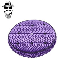 Original Lowrider 16 Spare Tire Cover Purple Velour Custom Continental Cover.