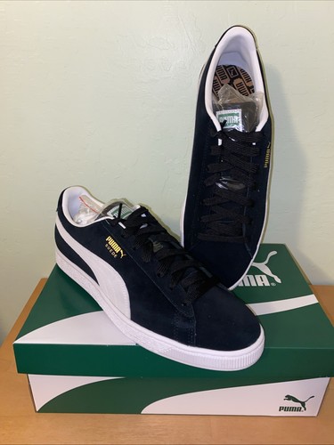 Puma Suede Classic XXI 37491501 Herren Schwarz Wildleder Lifestyle Sneaker Schuhe 11,5