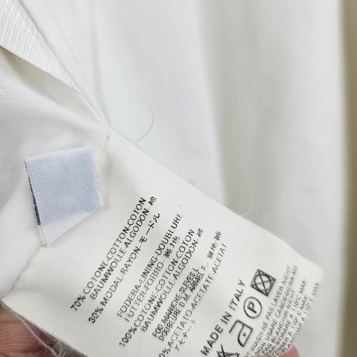 Maison Margiela Trench Coat Jacket White Button Front Pockets Outdoor 42/US 6 - Picture 6 of 10