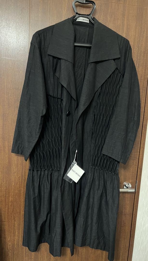 新品、未使用　イッセイミヤケ　ロングコート　ブラック 楽天市場】ISSEY MIYAKE イッセイミヤケ/中綿ロングコート M