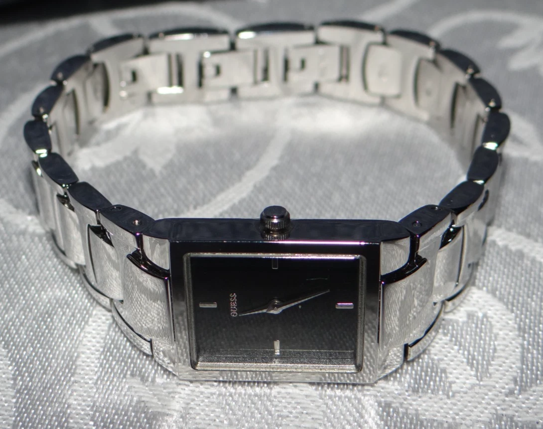 GUESS Stainless Steel Case Rectangle Wristwatches | eBay display picture 3