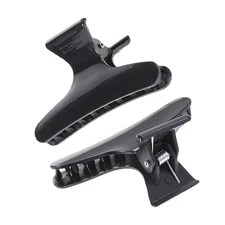 8 PCS Professional Hair Clips Sectioning Women's Black Clamps for Styling
