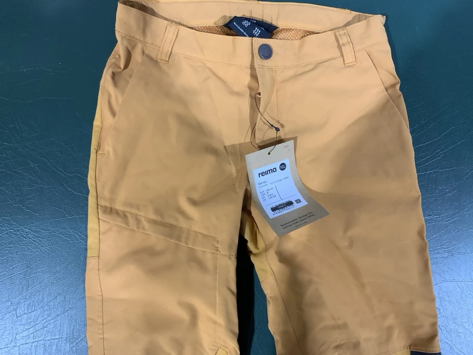 Sampu - Kinder ReimaTec wasserdichte Outdoorhose, Light Carmel, Größe 8Y - Bild 2 von 4