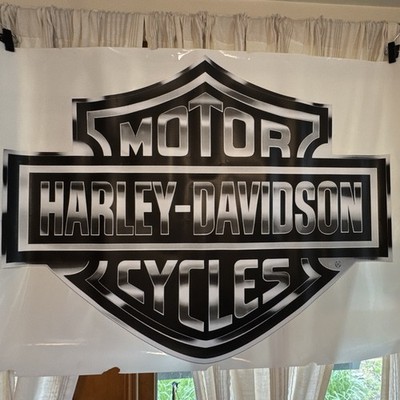 Harley-Davidson Motor Cycles Mega Decalz Chroma Auto/Truck Decal 29'' x 37.1''