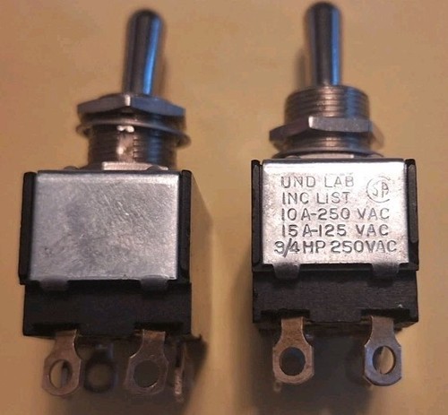 DPDT Toggle Switch Carling Technologies 2 FL50-73 Silver Electronic Parts DIY - Picture 9 of 12