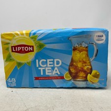 Lipton Iced Black Tea Bags, Family Size 48ct 12 oz 