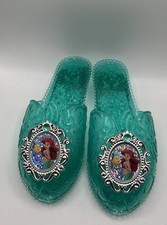 Disney Little Mermaid Ariel Girls Dress-Up Play Shoes 7" Princess Slippers