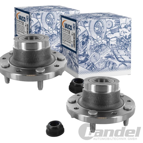 2X Vaico RADLAGER-SATZ Hinten Passend FüR Ford Transit | V25-0471-image
