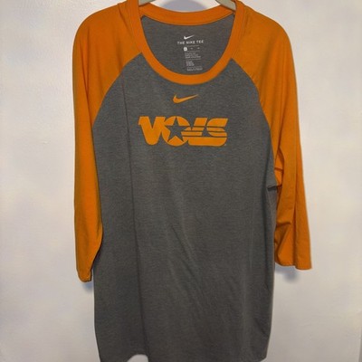 Nike Shirt XL Orange Tennessee Volunteers Athletic Cut, Gray orange  sleaves