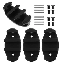  4 Pcs Boat Accessories Kayak Track Mount Anchor Cleat Nylon Bolt