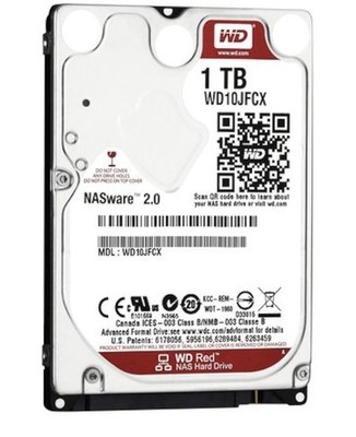 WESTERN DIGITAL RED 1TB WD10JFCX 5400U/min 16MB CACHE SATA III 2.5'' NASware 3.0