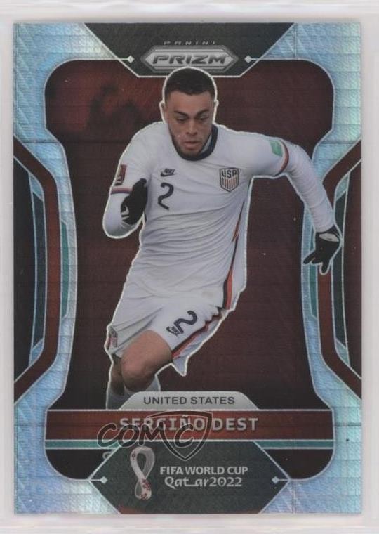 2022 Panini Prizm World Cup Qatar Hyper Prizm Sergino Dest #206 00gy