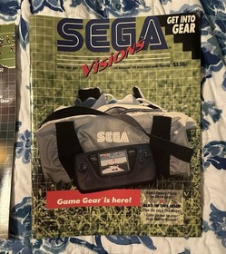 Vintage Lot 3 Sega Visions Magazine 1991 92 93 Sonic Boom Game Gear Joe Montana