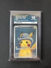 Pokemon Card Van Gogh Pikachu with Grey Felt Hat, SVP 085 ACE 10 (PERFECT SUBS)