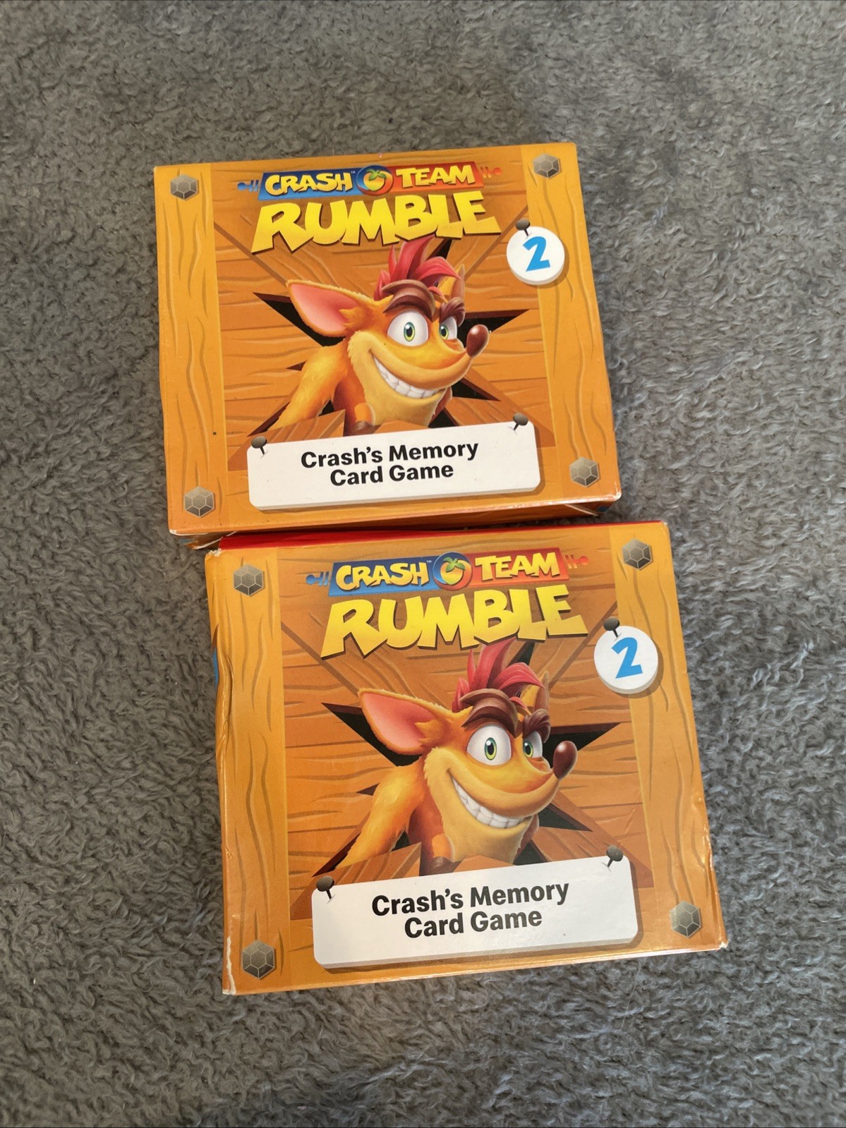 Two 2023 McDonald’s Happy Meal Crash Team Rumble #2 Stack and Crash Challenge