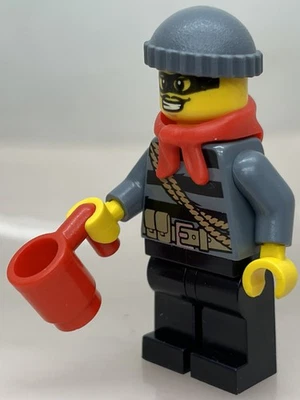 LEGO ®-Minifigur Town City Police Einbrecher Burglar Set 60024 - cty433 cty0433 - Bild 1 von 4