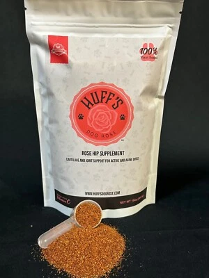 Huff's Dog Rose Hip Rose-Hip Canine Supplement 10oz (283.5g) Best Formula! vital