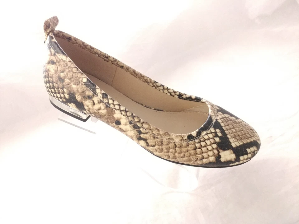 ALDO Kaye 芭蕾平底鞋女式 5 蛇纹懒人鞋粗跟圆头 — 第 3/4 张图片